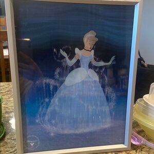 Disney Cinderella Commemorative 2005 lithogram in frame